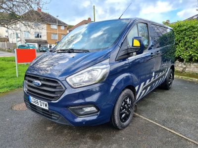 Ford Transit Custom 2.0 EcoBlue 130ps Low Roof Trend Van Panel Van Diesel Blue at McMullin Motors Plymouth